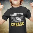 Respect The Crease Lacrosse Goalie Lacrosse Plus Size Shirts For Men And Women Youth T-shirt