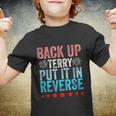 Retro Back Up Terry Put It In Reverse 4Th Of July Fireworks Youth T-shirt