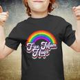 Retro Vintage Free Mom Hugs Rainbow Lgbtq Pride Tshirt V2 Youth T-shirt