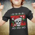 Santa Skull Candy Cane Ugly Christmas Sweater T-Shirt Graphic Design Printed Casual Daily Basic Youth T-shirt Santa Skull Candy Cane Ugly Christmas Sweater T-Shirt Graphic Design Printed Casual Daily Basic Youth T-shirt