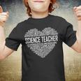 Science Teacher Heart Proud Science Teaching Design Youth T-shirt