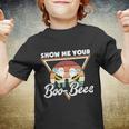 Show Me Your Boo Bees Halloween Quote Youth T-shirt