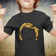 Silhouette Design Derp Meme Funny Troll Face Youth T-shirt