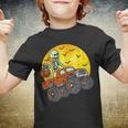 Skeleton Monster Truck Moon Candy Toddler Boys Halloween Kid Youth T-shirt