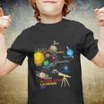 Solar System Planets Never Stop Looking Up Astronomy Youth T-shirt