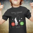 Sorry I Missed Your Call I Was On My Other Line Fishing Joke Youth T-shirt