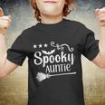 Spooky Auntie Halloween Quote Youth T-shirt