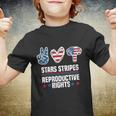 Stars Stripes And Reproductive Rights 4Th Of July Equal Rights Gift Youth T-shirt