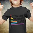 Straight Against Hate Pride Month Lbgt Youth T-shirt