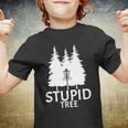 Stupid Tree Disc Golf Tshirt Youth T-shirt