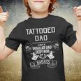 Tattooed Dad Like A Regular Dad Except More Of A Badass Tshirt Youth T-shirt