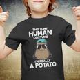 This Is My Human Costume Im Really A Potato Tshirt Youth T-shirt
