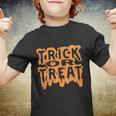 Trick Or Treat Funny Halloween Quote Youth T-shirt