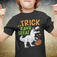 Trick Rawr Treat Dinosaur Trex Toddler Boys Halloween Kids Youth T-shirt