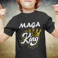 Ultra Maga King Crown Usa Trump 2024 Anti Biden Tshirt Youth T-shirt