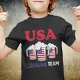 Usa Drinking Team Usa Flag Graphic 4Th Of July Plus Size Shirt Youth T-shirt