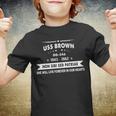 Uss Brown Dd Youth T-shirt