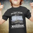 Uss John S Mccain Ddg V2 Youth T-shirt