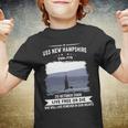 Uss New Hampshire Ssn Youth T-shirt