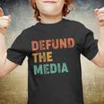 Vintage Defund The Media Tshirt Youth T-shirt