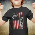 We The People 1776 Distressed Usa American Flag Youth T-shirt