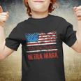 We The People Ultra Maga King Vintage Usa Flag Pride Youth T-shirt