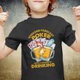 Weekend Forecast Poker With A Chance Of Drinking Youth T-shirt