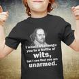 William Shakespeare Wits Quote Tshirt Youth T-shirt