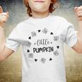 Little Pumpkin Leaves Fall Present Youth T-shirt