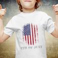 4Th Of July Usa Flag Vintage Distressed Independence Day Great Gift Youth T-shirt