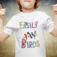 Easily Distracted By Birds Gift Funny Bird Gift Youth T-shirt