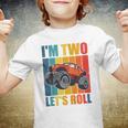 Kids Monster Truck 2 Year Old Boy Monster Truck 2Nd Birthday Boy Youth T-shirt
