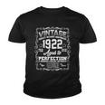 100Th Birthday Vintage 1922 Aged To Perfection Genuine Youth T-shirt