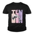 10Th Birthday Dolphin Fan Funny 10 Years Old Girl Youth T-shirt