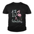 13Th Birthday Flamingo Outfit Girls 13 Year Old Bday Youth T-shirt