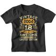 18 Year Old Gifts Vintage 2004 Limited Edition 18Th Birthday V2 Youth T-shirt