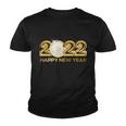 2022 Happy New Year Golden Logo Youth T-shirt