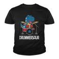 Drummersaur Percussionist Drummer For Kids Youth T-shirt