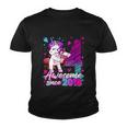 4 Years Old Unicorn Flossing 4Th Birthday Girl Youth T-shirt