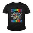8Th Grade Class Of 2023 Nailed It Monster Truck Dinosaur Gift Youth T-shirt