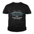 Abibliophobia Fear Of Running Out Of Books Funny Gift Youth T-shirt