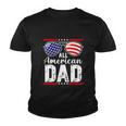 All American Dad Shirt Fourth 4Th Of July Sunglass Youth T-shirt