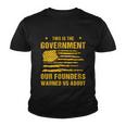 Anti Government Patriotic Americans Vintage Youth T-shirt