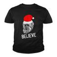 Believe Santa Sasquatch Youth T-shirt