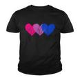 Bisexual Heart Bisexuality Bi Love Flag Lgbtq Pride Youth T-shirt