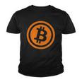Bitcoin Logo Emblem Cryptocurrency Blockchains Bitcoin Youth T-shirt