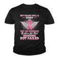 Breast Cancer Awareness My Scars Tell A Story Youth T-shirt