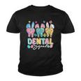 Bunny Ears Cute Tooth Dental Squad Dentist Easter Day Youth T-shirt