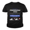 Canadian Truckers Freedom Over Fear No Mandates Convoy Youth T-shirt