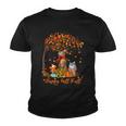 Cat It’S Fall Y’All Pumpkin Autumn Halloween Cat Fall Autumn Youth T-shirt